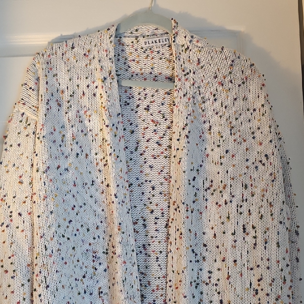 Multicolor Women's Cardigan Sweater
